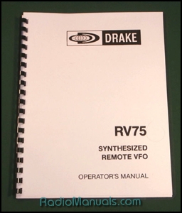 Drake RV-75 Operating Manual